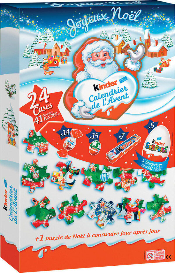 Vautvis Calendrier Avent 2025 Puzzle Noël 1008 Pièces – 24 Boîtes Compte à Rebours, Puzzle Adulte Famille