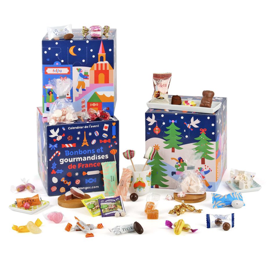 calendrier avent bonbons et gourmandises de France Bienmanger.com 2025