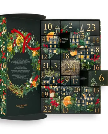 Calendrier De L’Avent 2025 Bougies Chakra Avec Cristaux - Coffret Relaxation, Méditation, Yoga