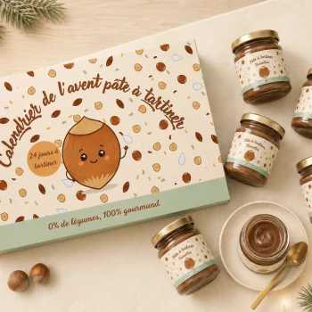 Calendrier avent pate à tartiner artisanale 2026