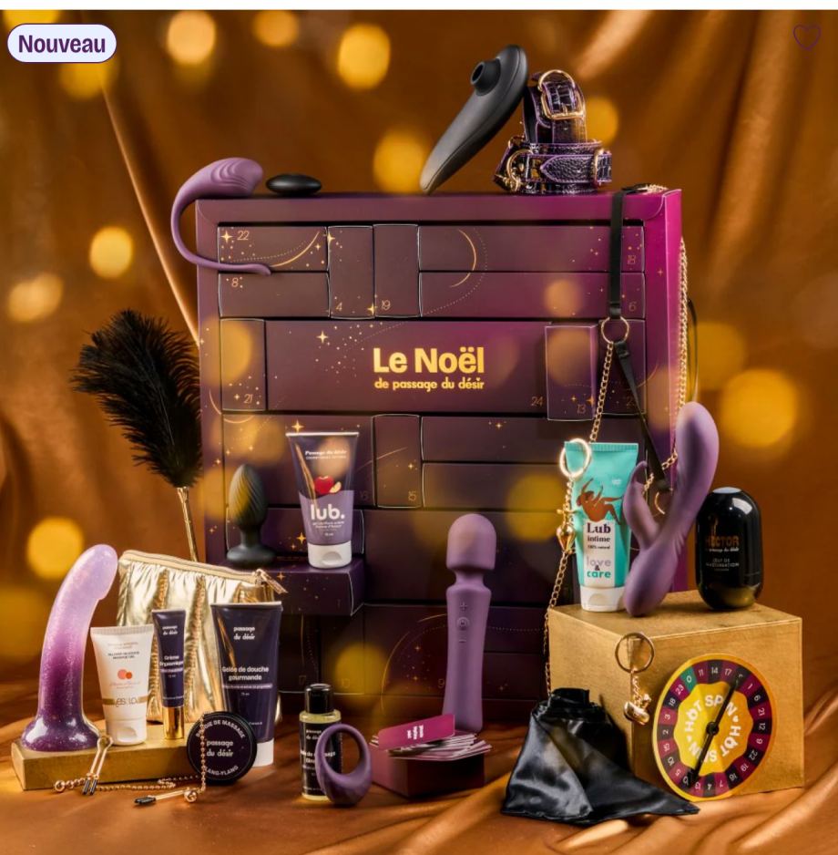 Contenu calendrier avent Womanizer Passage du désir 2025