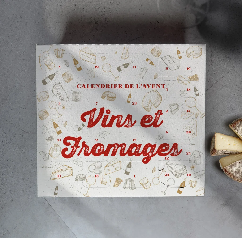 calendrier vin fromages 2025