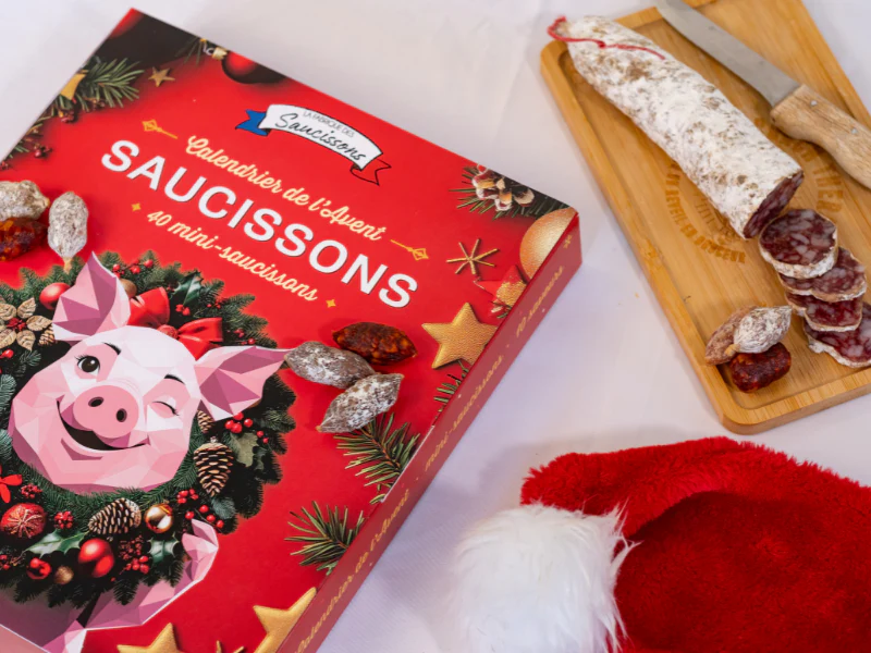 Calendrier avent 40 mini-saucissons artisanaux 2025