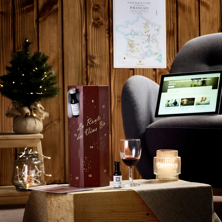 Calendrier avent vin bio 2026