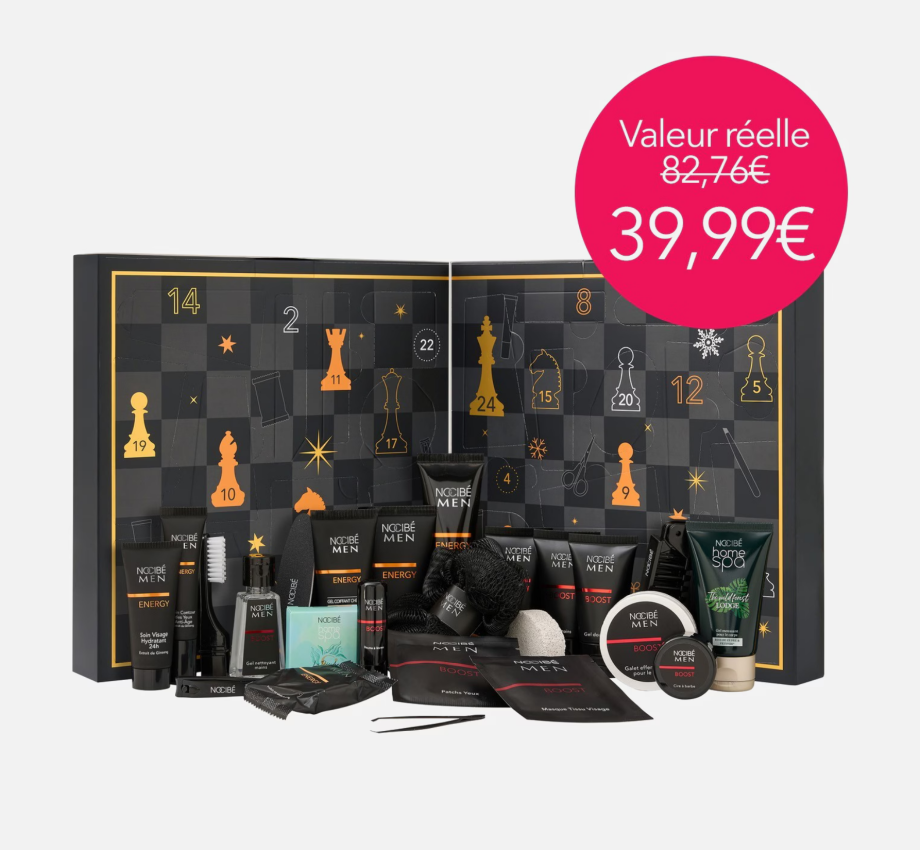 Calendrier avent Nocibé Men 2025