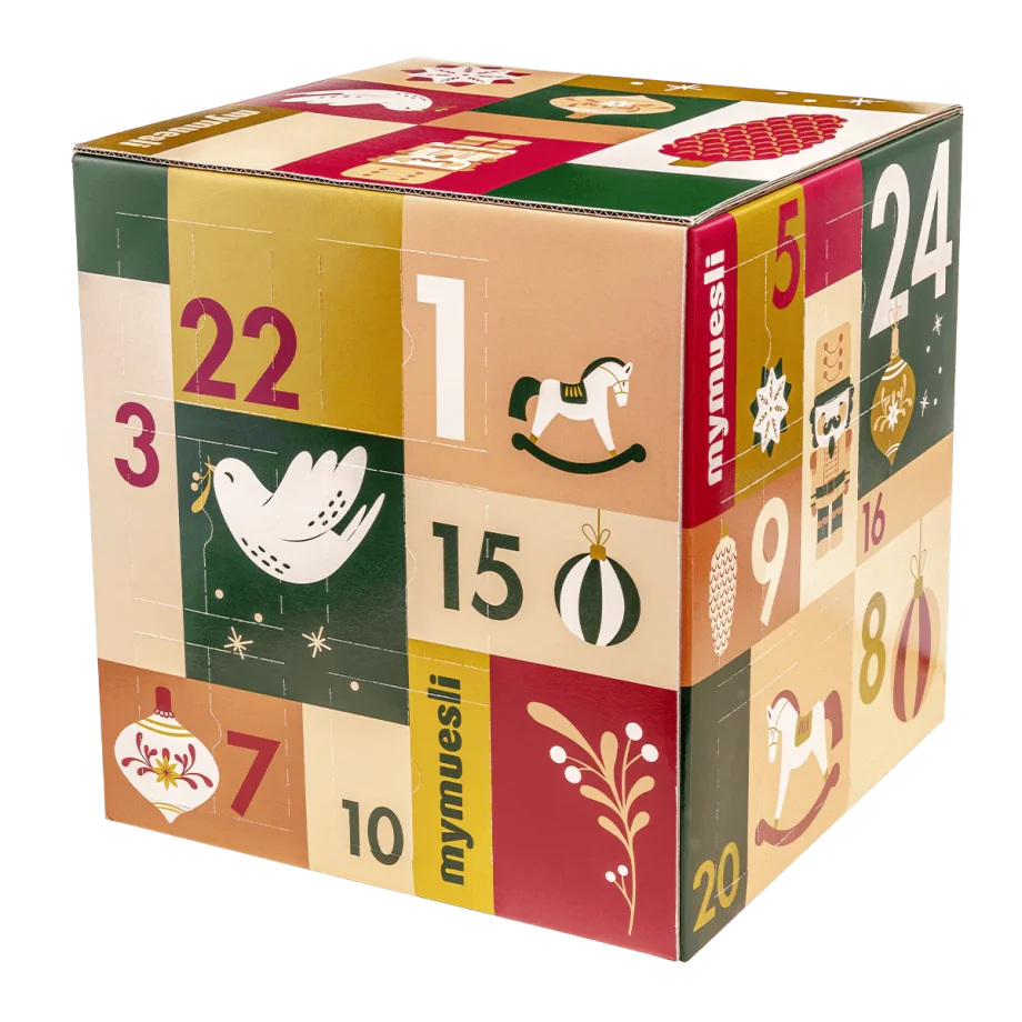 Calendrier avent Muesli et porridge 2025