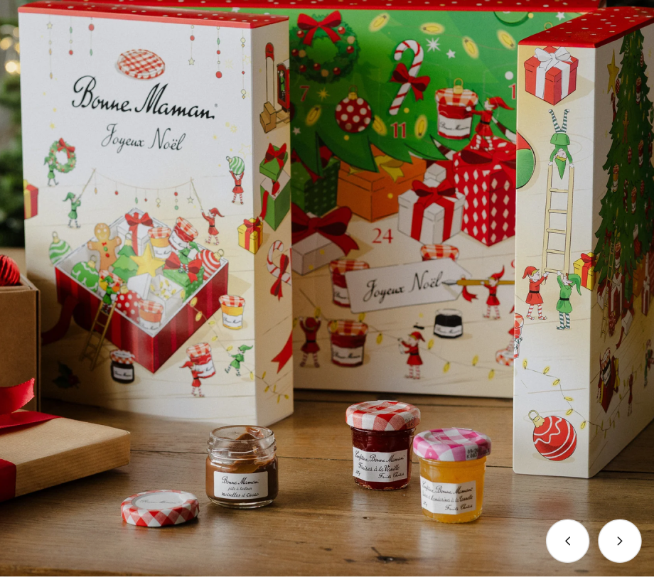 coffret-bonne-maman Calendrier de l'avent confiture Bonne Maman