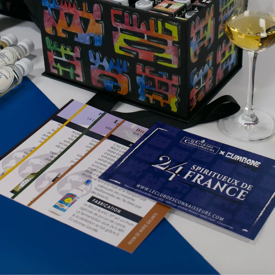 Contenu du coffret spiritueux français 2025