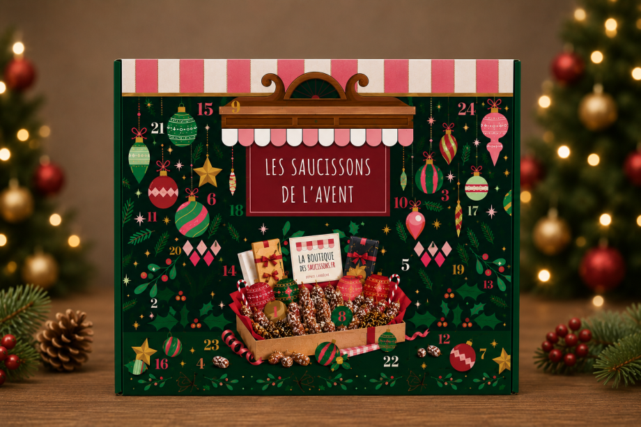 Calendrier avent 87 saucissons