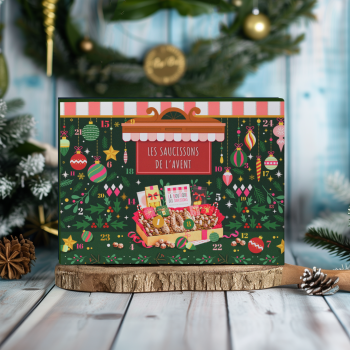 Calendrier avent saucissons artisanaux