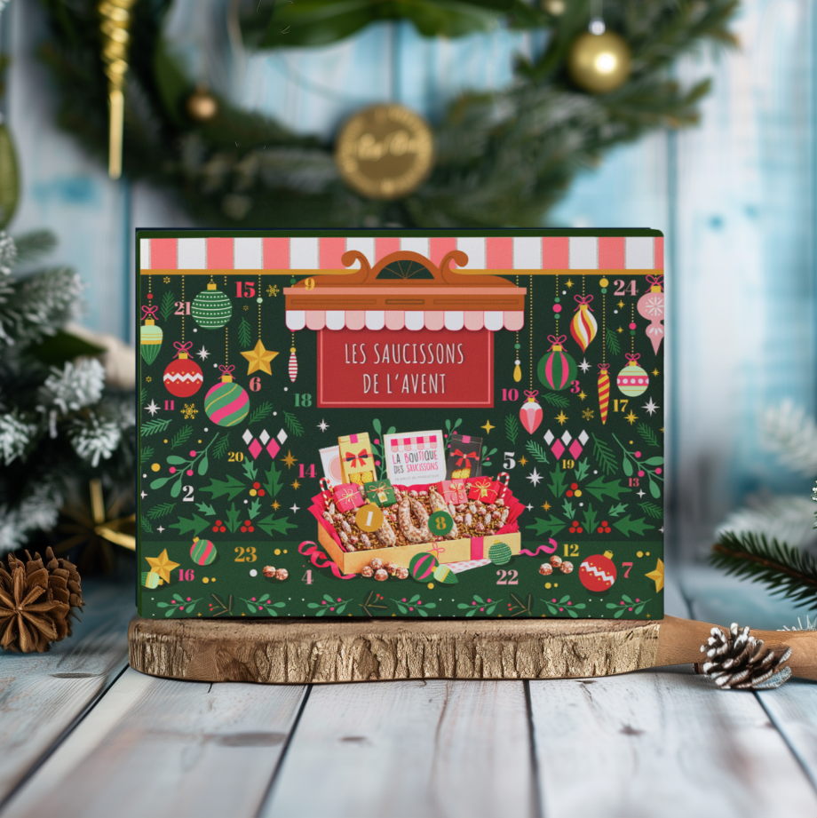 Calendrier avent saucissons artisanaux