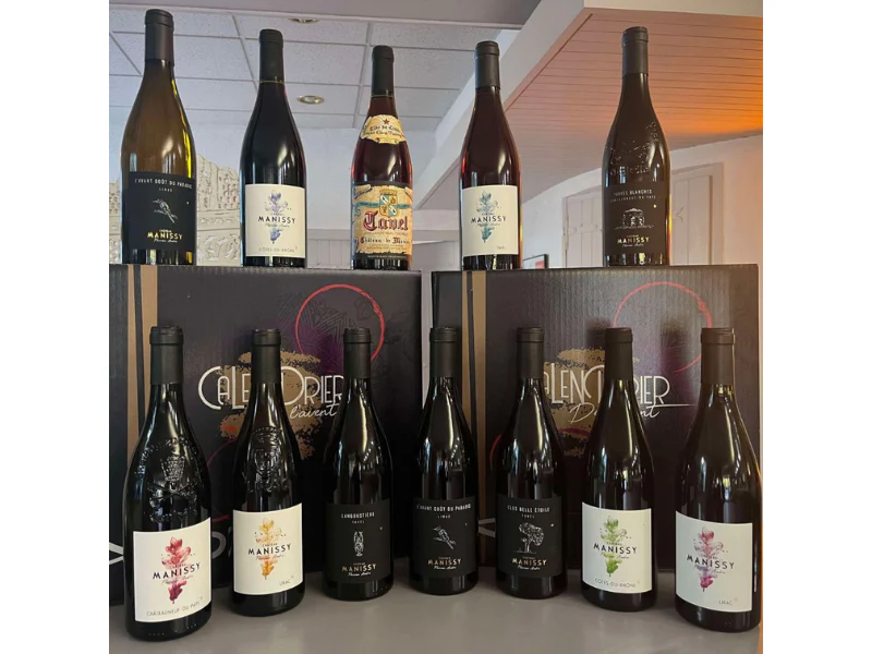 Calendrier avent vins Manissy 2025