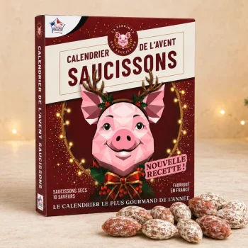 calendrier avent mini-saucisson artisanal