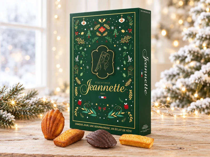 Calendrier de l'avent Biscuiterie Jeannette 2026 Calendrier de l'avent Biscuiterie Jeannette 2026