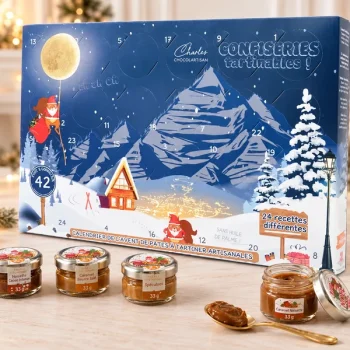 Calendrier pate à tartiner artisanale 2026