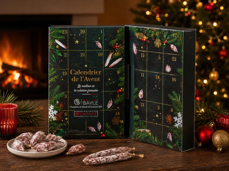 Calendrier avent saucisson Bayle 2026 ouvert