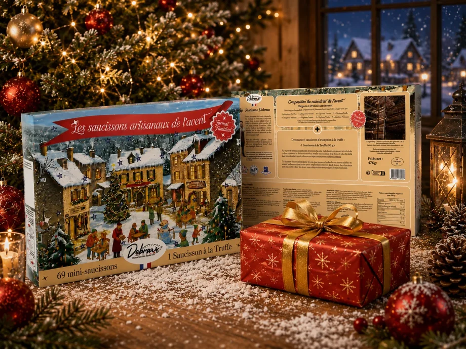 Calendrier de l'Avent saucissons - Format familial