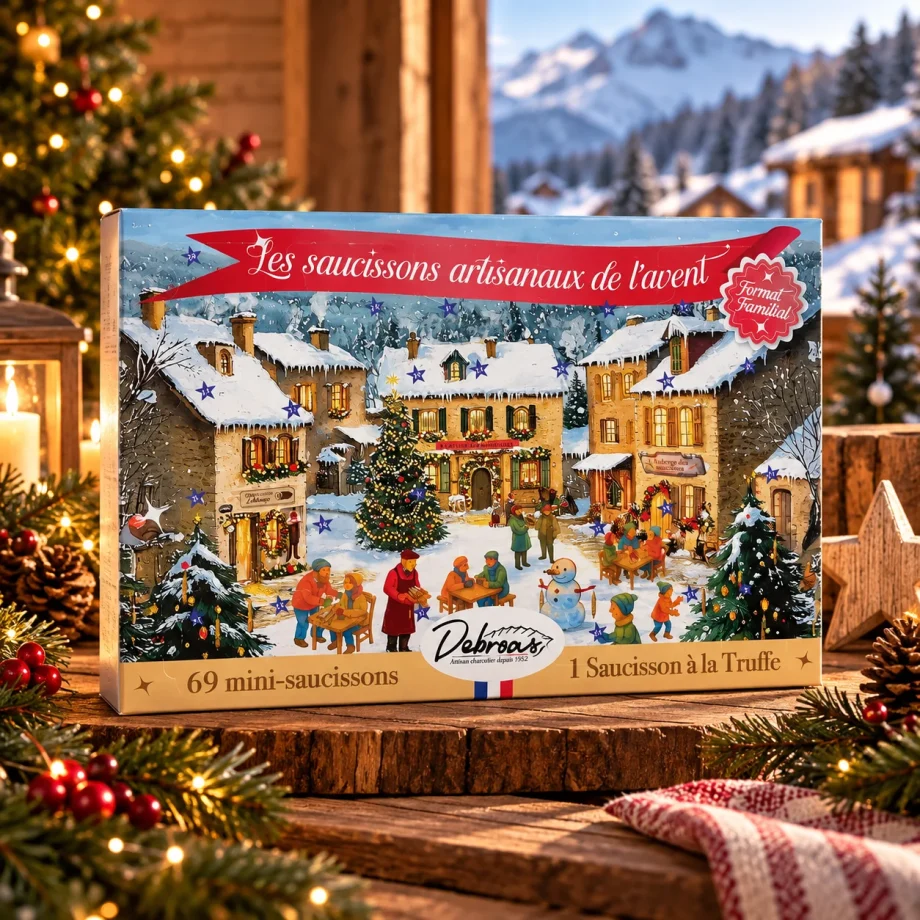 Calendrier avent saucisson artisanal Debroas